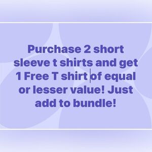 T shirt sale